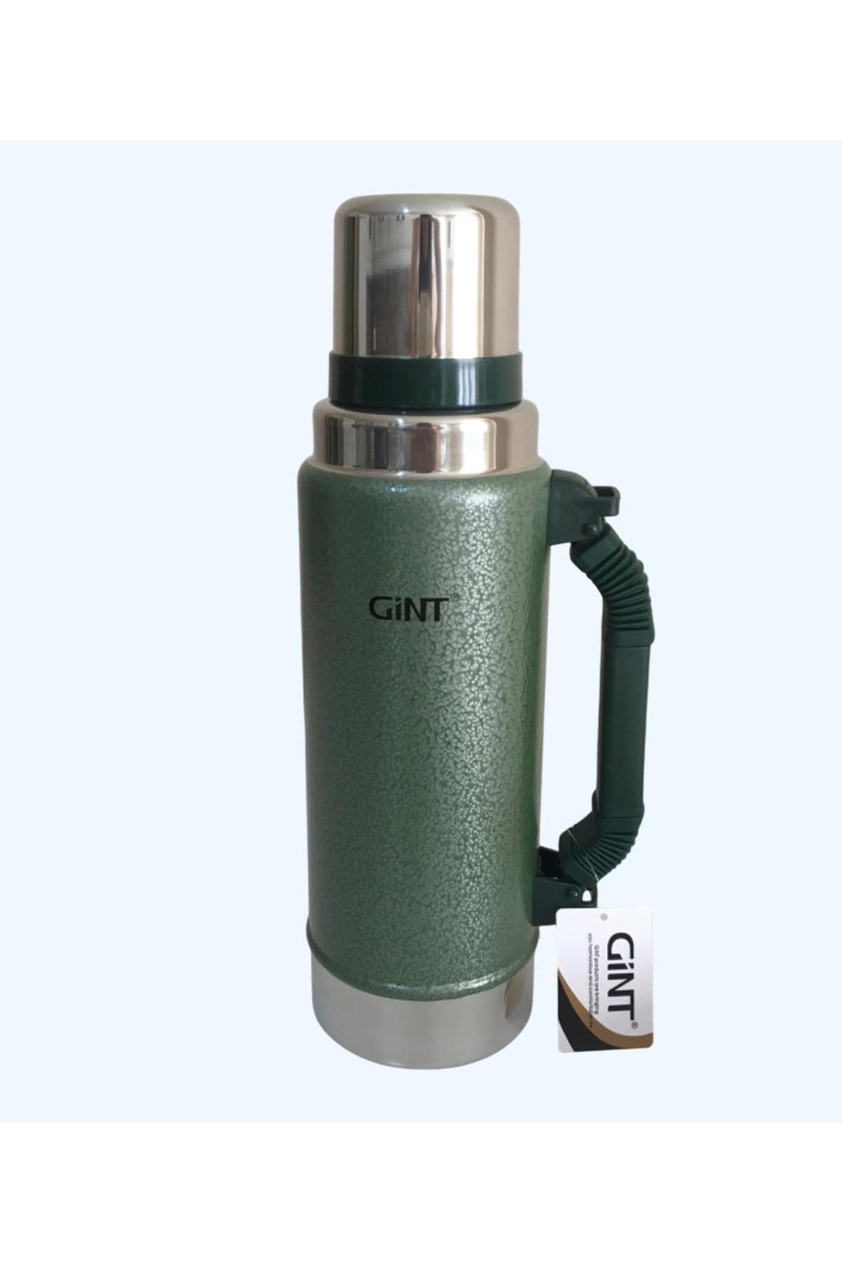 Gint Termos Stainless Steel 24 Saat Sıcak 12 Saat Soğuk 1.25 Litre Yeşil